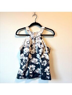 WHBM Shadow Falls Bodice Blouse Size 6 Back to School Floral Teacher Style